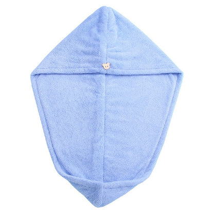 Rapid Drying Towel Dry Hair Cap Coral Fleece Absorbent Shower Cap Quick Drying