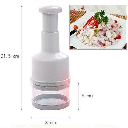 Kitchen Chopper Pressing Cutter Slicer Peeler Dicer Mincer for Multipurpose Use