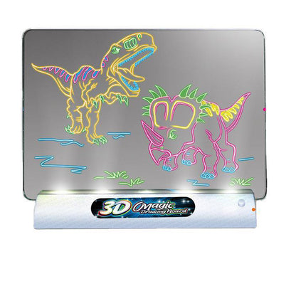 Magic 3D Drawing Board with 3D Glasses for Boys and Girls