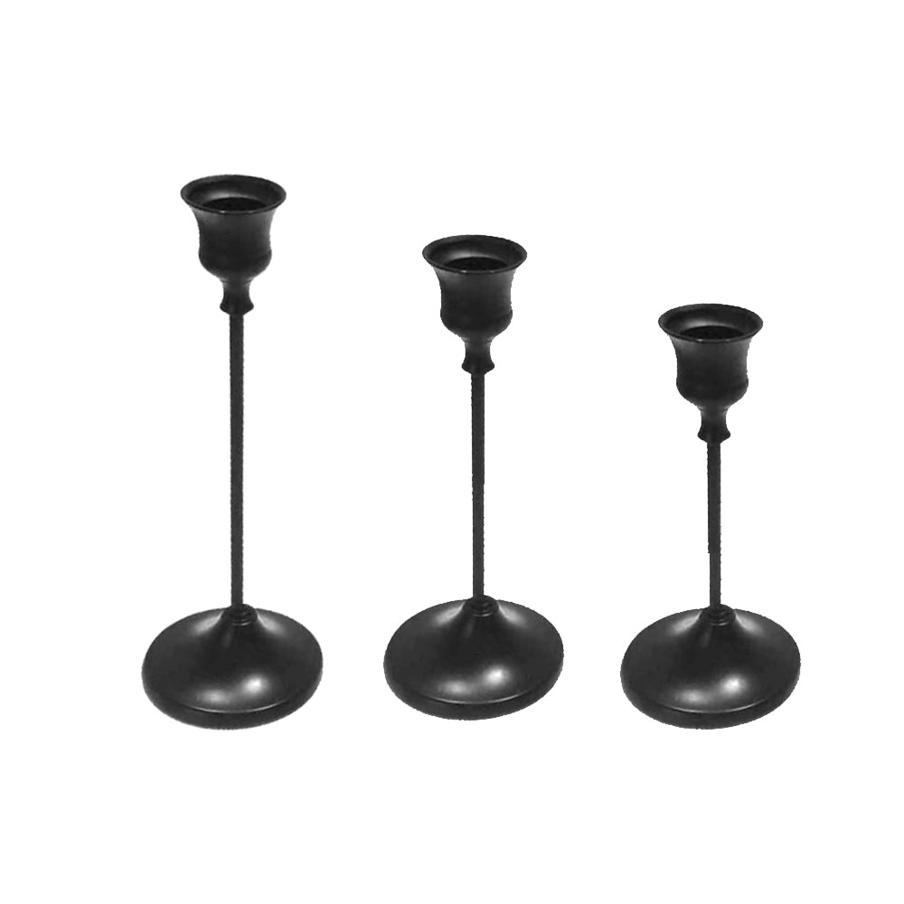 3pcs Candlestick Holder Decorative Candle Holder for Fireplace Dinning Table Home Decorations