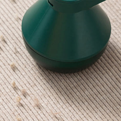 Electric Lint Fuzz Ball Remover USB Rechargeable 15.5 cm Fabric Shaver - Green