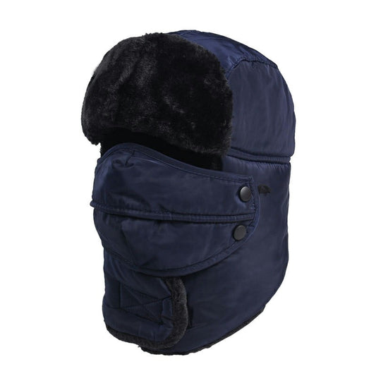 Unisex Winter Trooper Trapper Bomber Hat with Ear Flap Keeping Warm for Skating Skiing Outdoor Activities