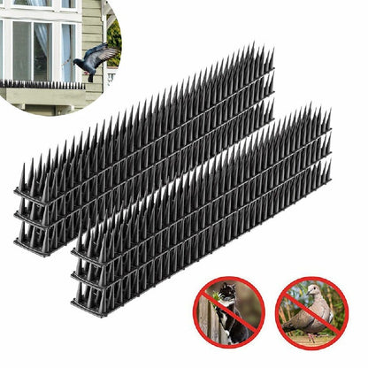 12 pcs Palstic Anti Bird Spike Scarer Anti-Cat Dog Pest Deterrent Pigeon Repellent with 3.cm Long Spikes