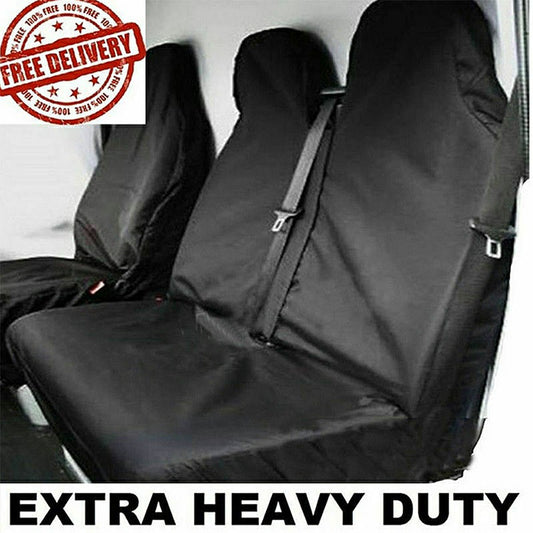 Black Waterproof Van Seat Covers 2+1 ONLY for Ford Transit Car Seat Cover Protector Set