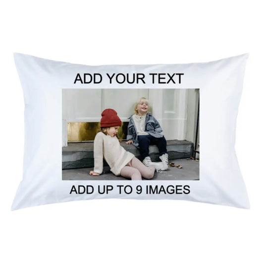 Personalised Photo Pillowcase Cushion Pillow Case Cover Custom Gift - Any photos