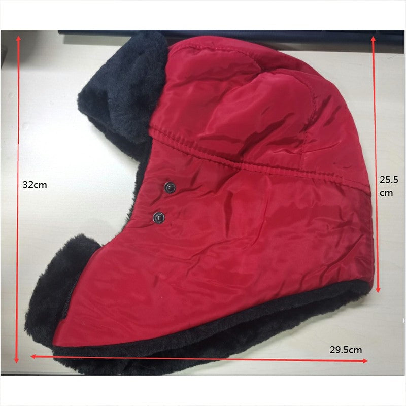 Unisex Winter Trooper Trapper Bomber Hat with Ear Flap Keeping Warm for Skating Skiing Outdoor Activities