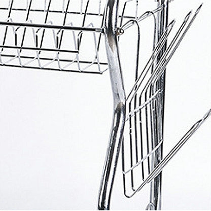 "Elevate Your Kitchen Organization with Our 2 Tier Dish Drainer Rack!"