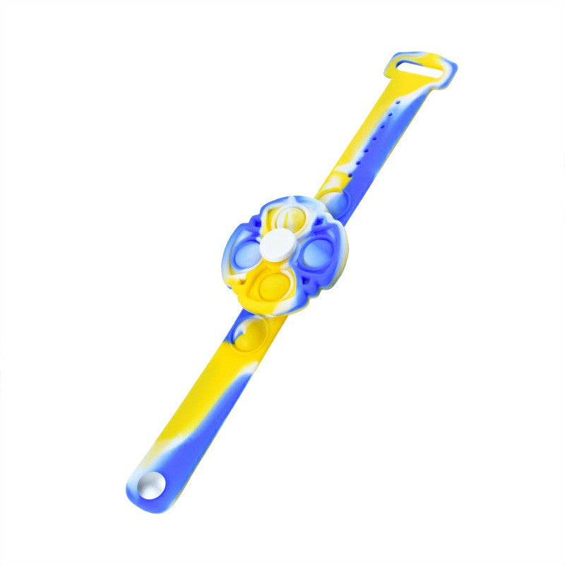 Push Pop Bubble Bracelet Fidget Bracelet Rotating Stress Relief Wristband Gifts