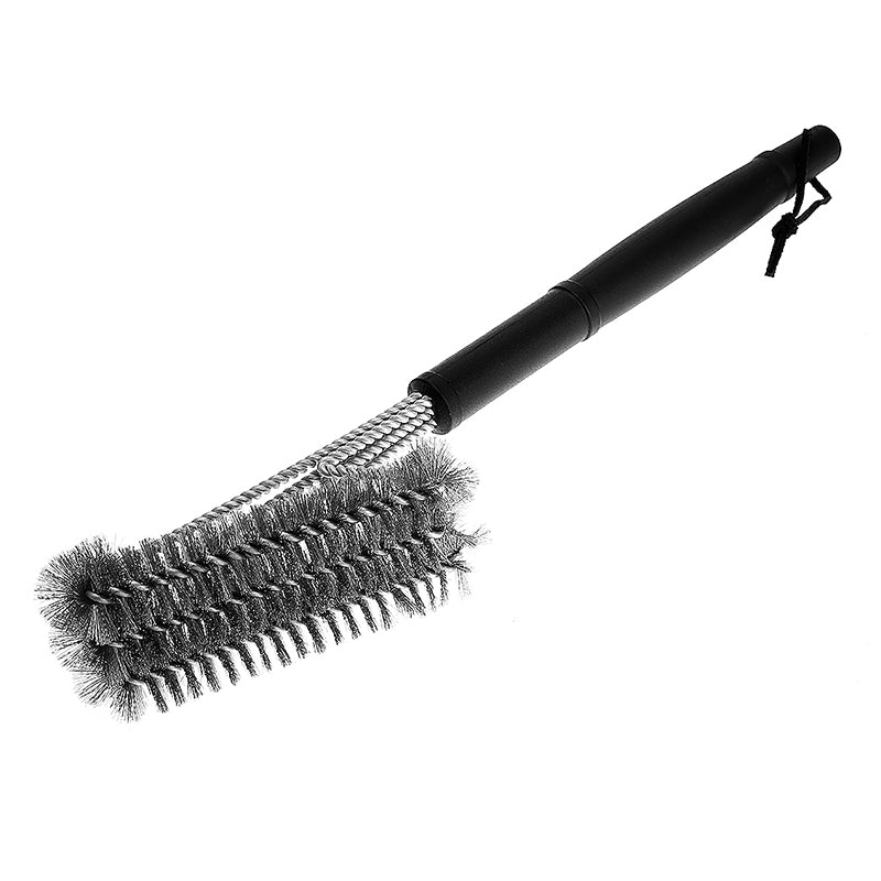 Layer Stainless Steel Heavy Duty Barbeque Grill Brush Bristles Cleaner