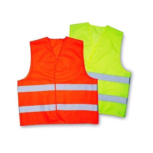 Safety Reflective Jacket One Size High Visibility Reflective Security Vest for Men and Women - Random Colours