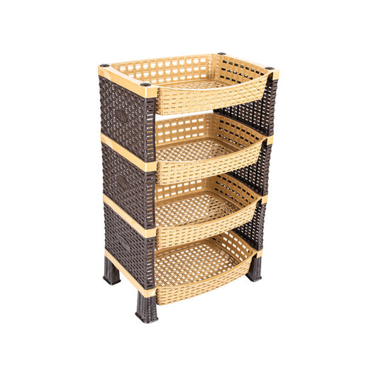 Vegetable Rack Holds 4-Tier Vegetable Rack Kitchen Storage Utility Rack