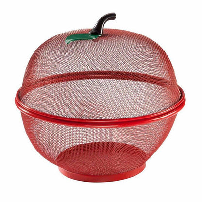 Kitchen Apple Fruit and Vegetable Bowl Basket 28.5cm - Random Colours