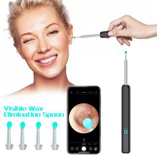 Wifi Ear Wax Remover Camera Wireless Ear Endoscope Spoon with Replacement Accessories