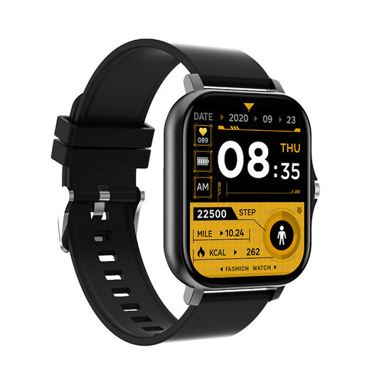 Smart Watch Fitness Tracker Measure Heart Rate Blood Pressure Sport Watches - Black