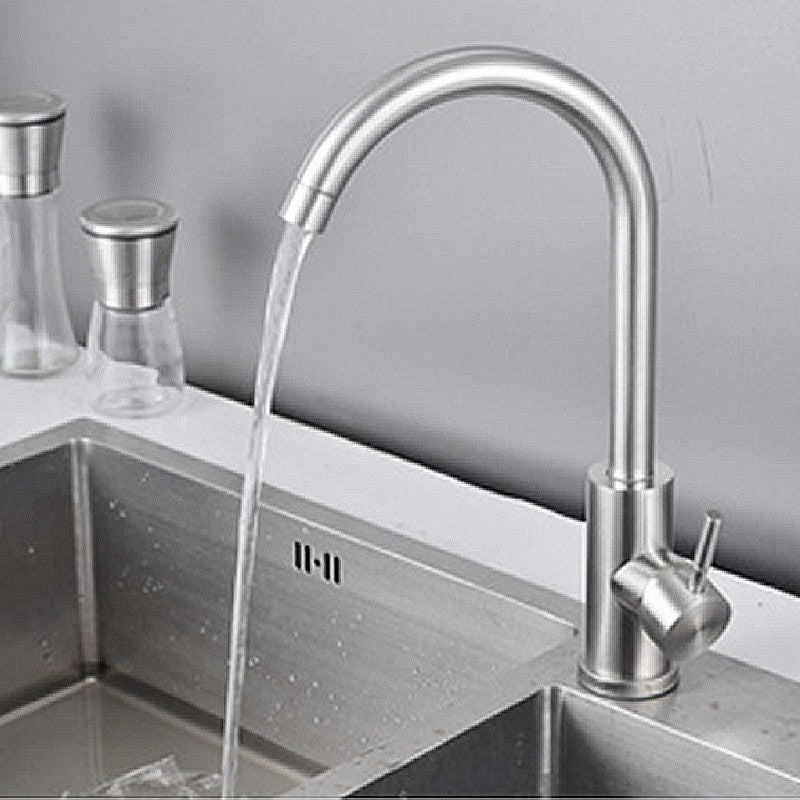 "Effortless Elegance: 360-Degree Swivel Spout Single Lever Faucet for Kitchen Sink Mixer Taps"