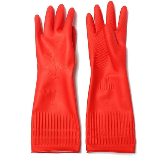 Reusable Washing up Gloves Dishwashing Gloves Non-Slip and Waterproof Cleaning Gloves for Kitchen