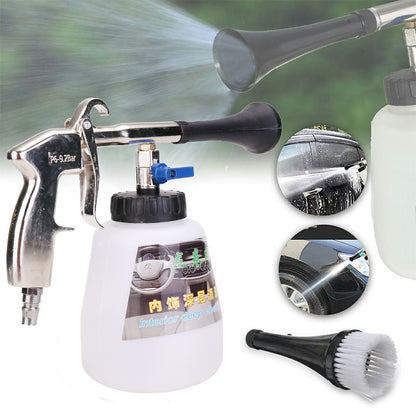 Car High Pressure Cleaning Tool Car Interior Cleaner Auto Cleaning Spray Gun Air Pump Tube Not Included