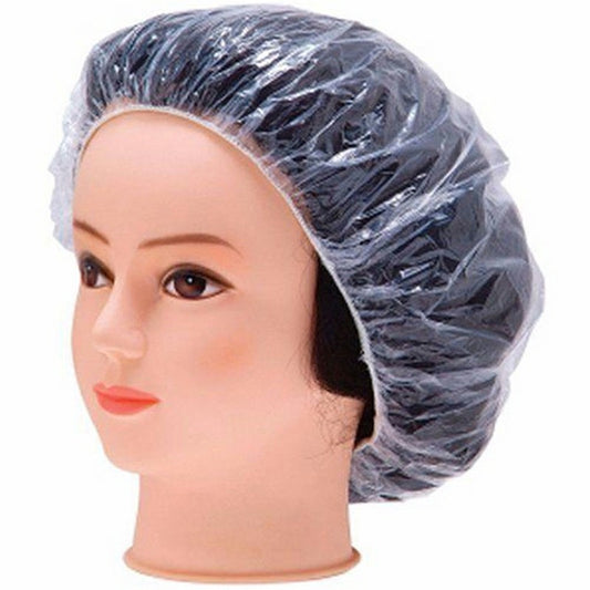 "Stay Dry in Style: 100 Transparent Disposable Shower Caps for Ultimate Hair Care!"