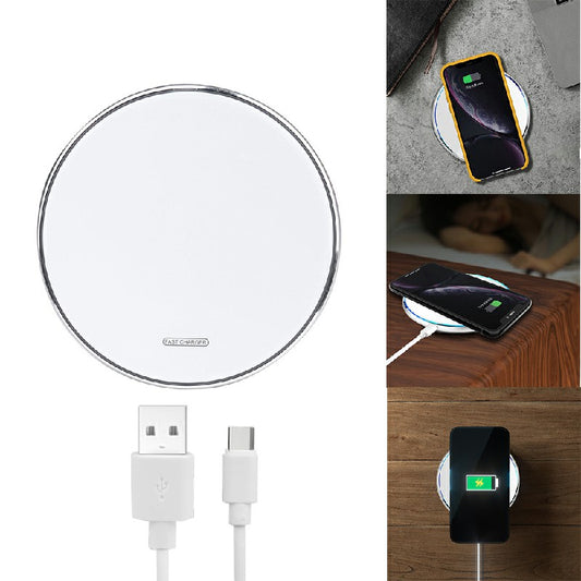 "Revolutionize Your Charging Experience with our 15W Fast Charging Pad - Say Goodbye to Tangled Wires and Hello to Effortless Power!"