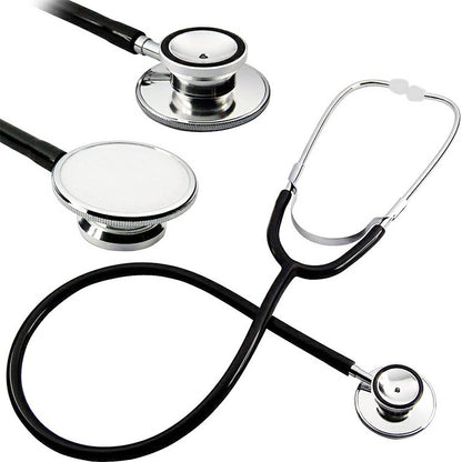 Pro Dual Head EMT Stethoscope for Doctor Nurse Vet Medical Health - Black