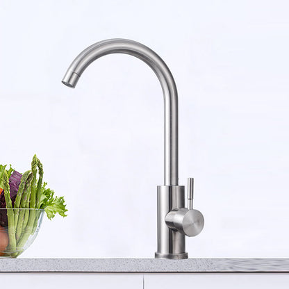 "Effortless Elegance: 360-Degree Swivel Spout Single Lever Faucet for Kitchen Sink Mixer Taps"