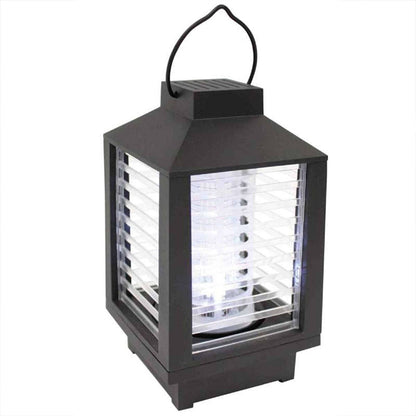 2 in 1 Solar Power Flying Insect Killer Zapper and Led Lamp for Caravan Camping Garden