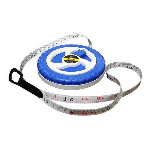 "Precision Measuring Made Easy: 20m Fiberglass Tape Measure for Builders and Surveyors"