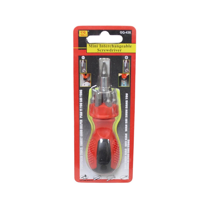 Mini Multi Purpose Screwdriver Interchangeable Screwdriver Steel Short Screwdriver