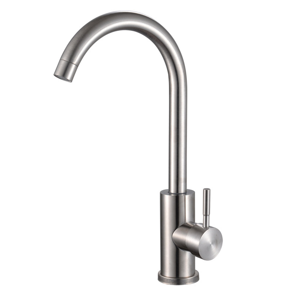 "Effortless Elegance: 360-Degree Swivel Spout Single Lever Faucet for Kitchen Sink Mixer Taps"