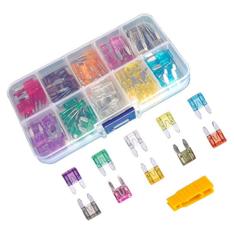 "Revamp Your Ride with 120 pcs Mini Car Blade Fuse Box Set: Unleash Safety and Performance in Style!"