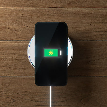 "Revolutionize Your Charging Experience with our 15W Fast Charging Pad - Say Goodbye to Tangled Wires and Hello to Effortless Power!"