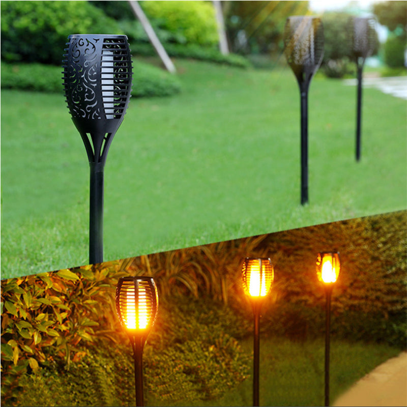 Solar Garden Lights Outdoor Waterproof LED Flickering Flames Torch