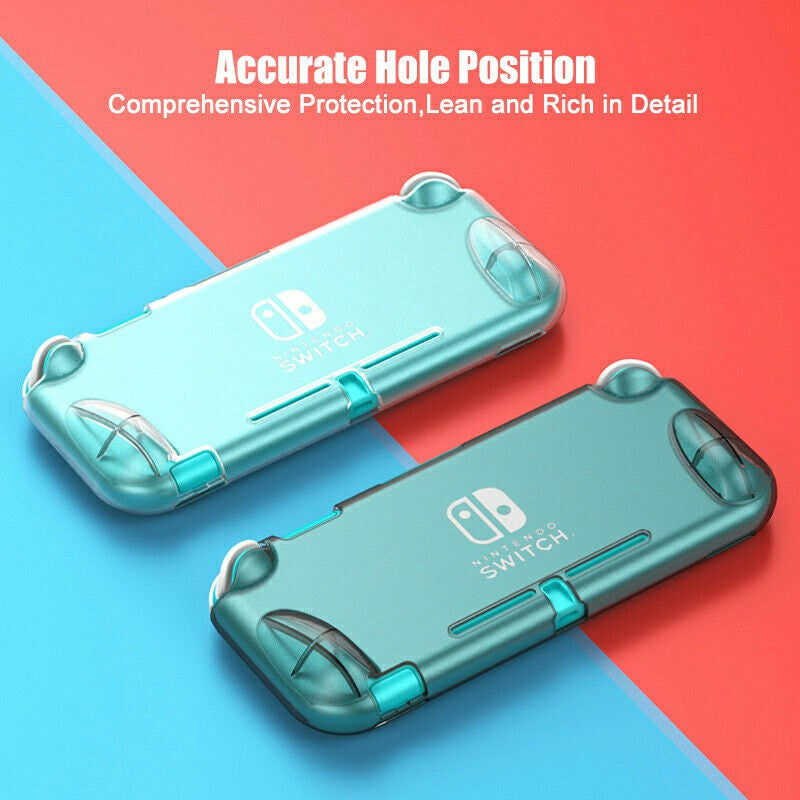 Nintendo Switch Lite TPU bumper Protective Case - Transparent Black