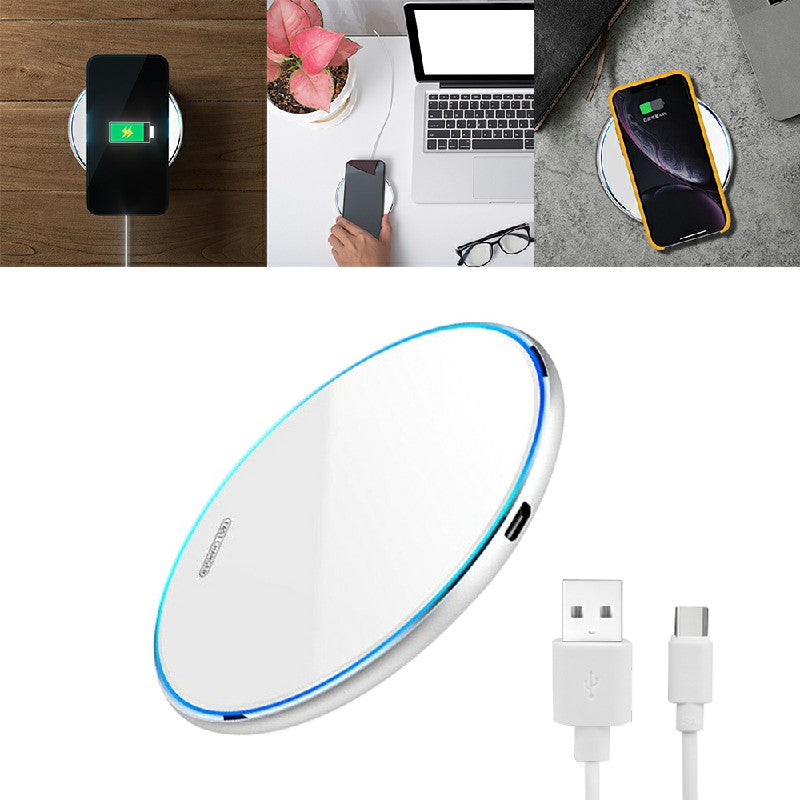 "Revolutionize Your Charging Experience with our 15W Fast Charging Pad - Say Goodbye to Tangled Wires and Hello to Effortless Power!"