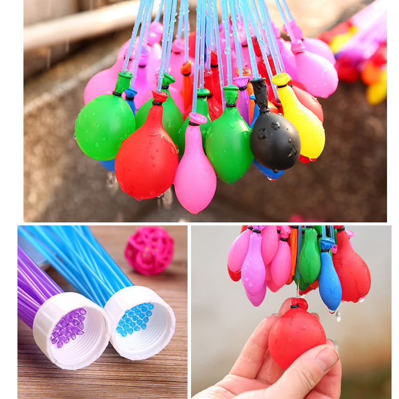 "Unleash Summer Splash: 111 Self-Tying Magic Water Balloons for Instant Fun!"