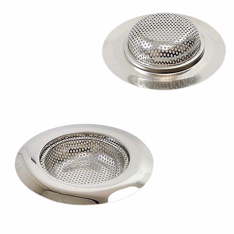 Stainless Steel Sink Hole Drainer Plug Bathroom Hair Catcher Stopper