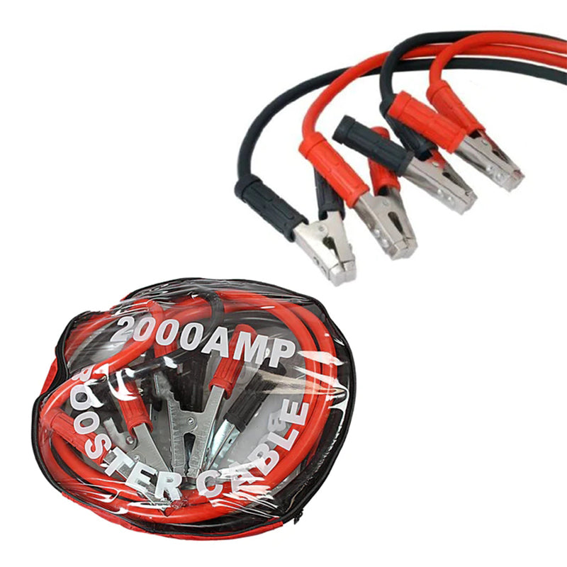 "Ultimate Power and Reliability: 2000 Amp Heavy Duty Jump Start Cables for Car and Van Boosting"