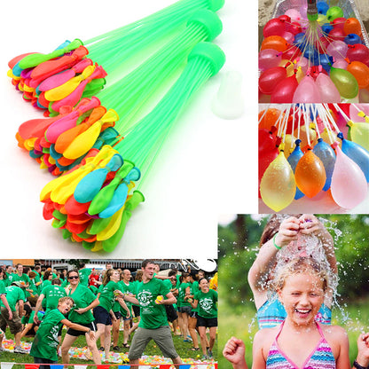 "Unleash Summer Splash: 111 Self-Tying Magic Water Balloons for Instant Fun!"