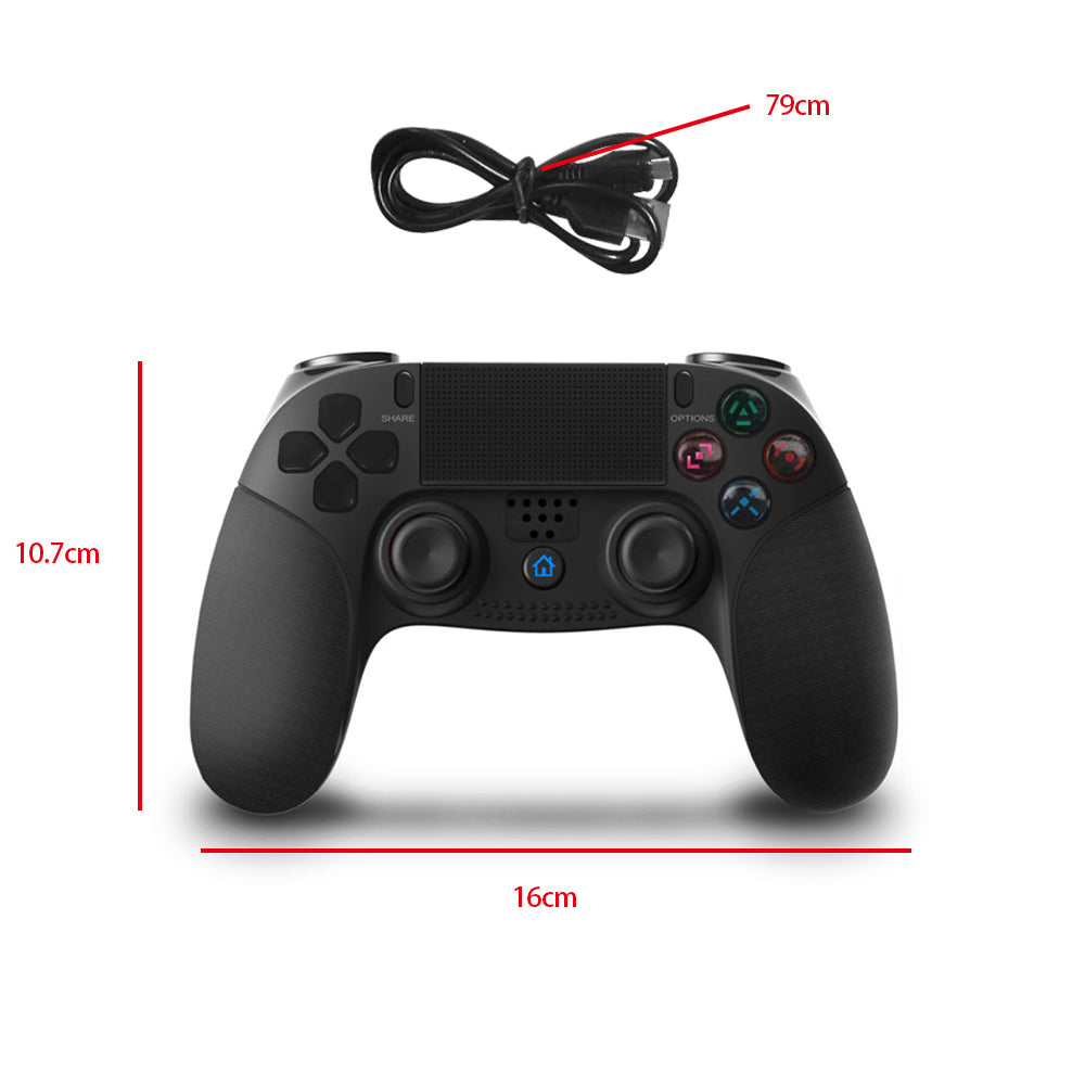 Wireless Bluetooth Game Controller Joystick Gamepad For for PlayStation 4 Games/PS4 Slim/PS4 Pro - Black