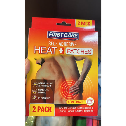 Self Adhesive Heat Patches Pack of 2 Heat Pads Thermal Patches