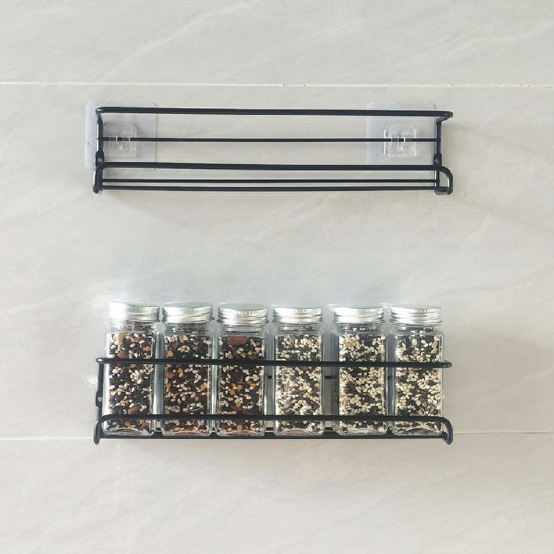 2-Tier Spice Shelf Storage Racks Wall Mounted Spice Rack Organiser for Kitchen Cabinet Pantry Door