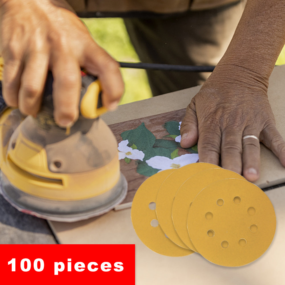 "Revolutionize Sanding: 100 Mixed Grit 5 Inch Discs for Perfect Results!